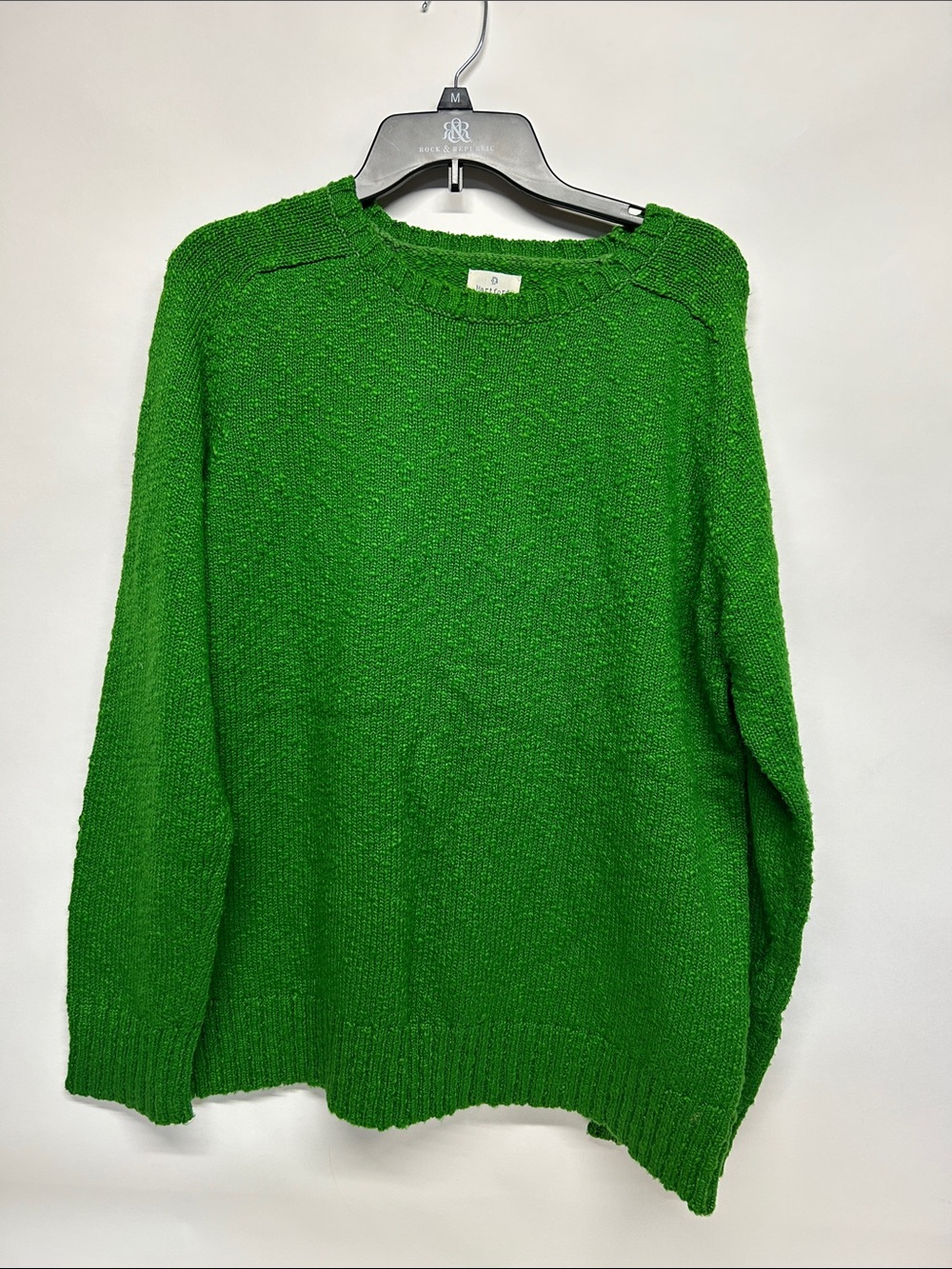 Hartford Green Knit Sweater 100% cotton xxl